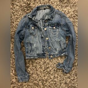 American Eagle Outfitters Light Blue Denim Jacket
